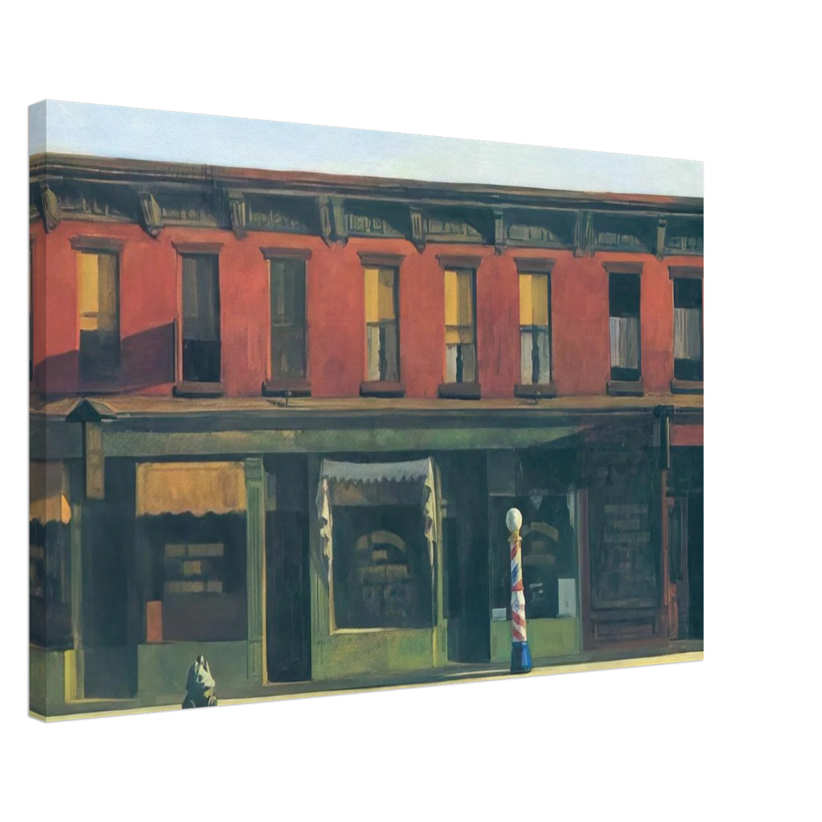 Early Sunday Morning Canvas | Edward Hopper Canvas | Edward Hopper Print