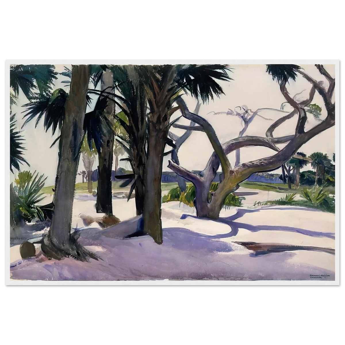 Folly Beach, Charleston, South Carolina Framed Poster | Edward Hopper Framed Prints Wall Art | Edward Hopper Print