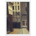 Paris Street Framed Poster | Edward Hopper Framed Prints Wall Art | Edward Hopper Print