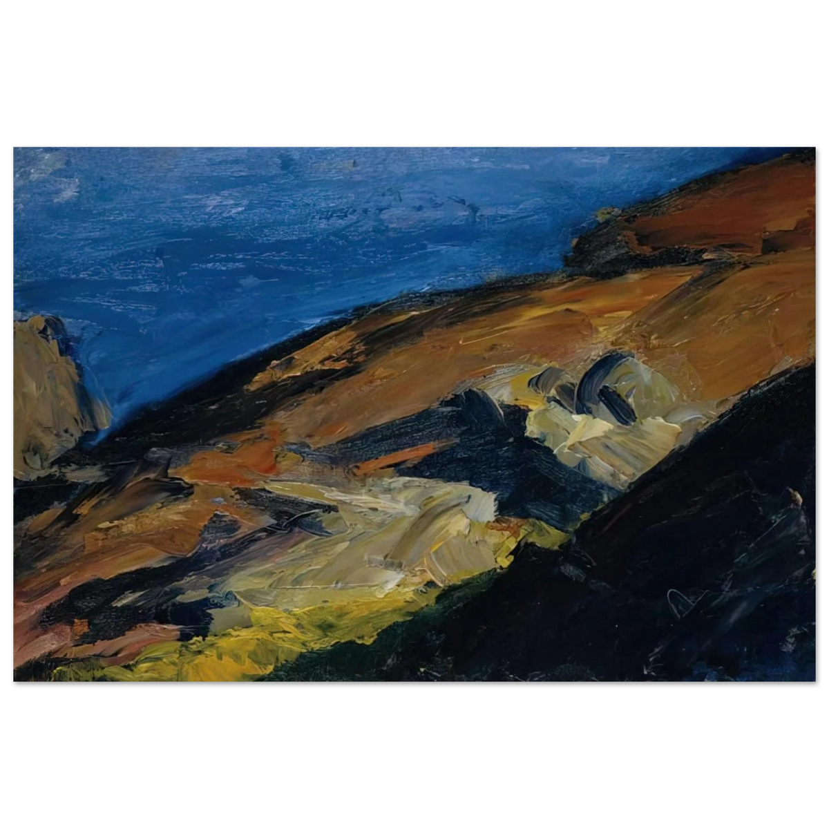 Rocks and Shore Poster | Edward Hopper Poster | Edward Hopper Print