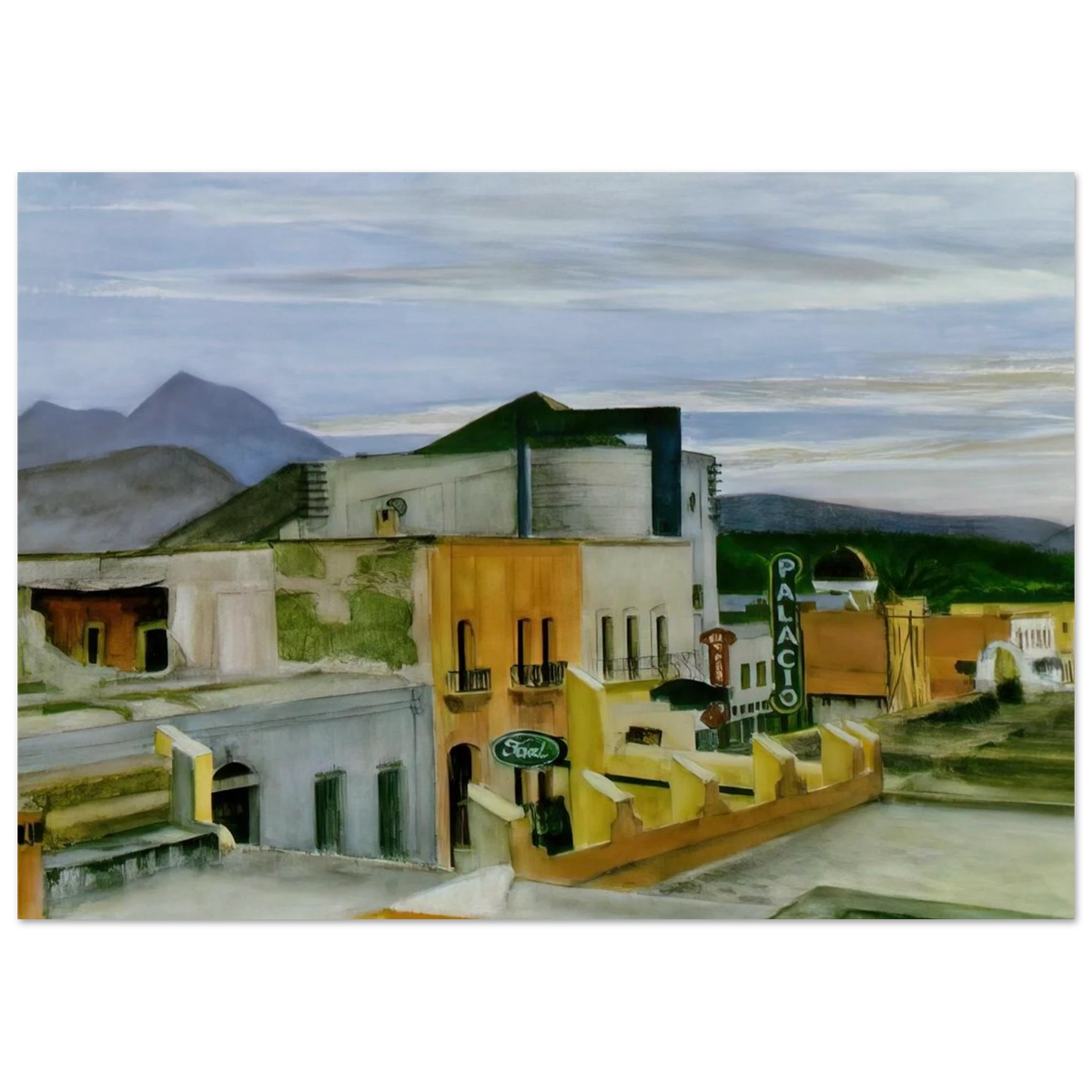 El Palacio Poster | Edward Hopper Poster | Edward Hopper Print