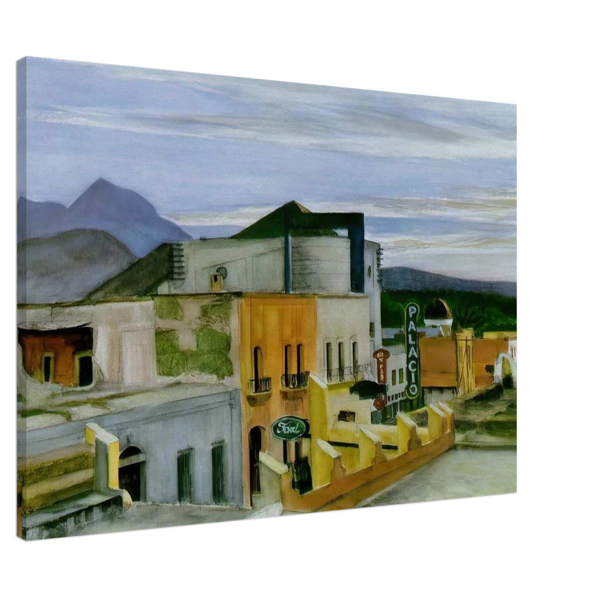 El Palacio Canvas | Edward Hopper Canvas | Edward Hopper Print