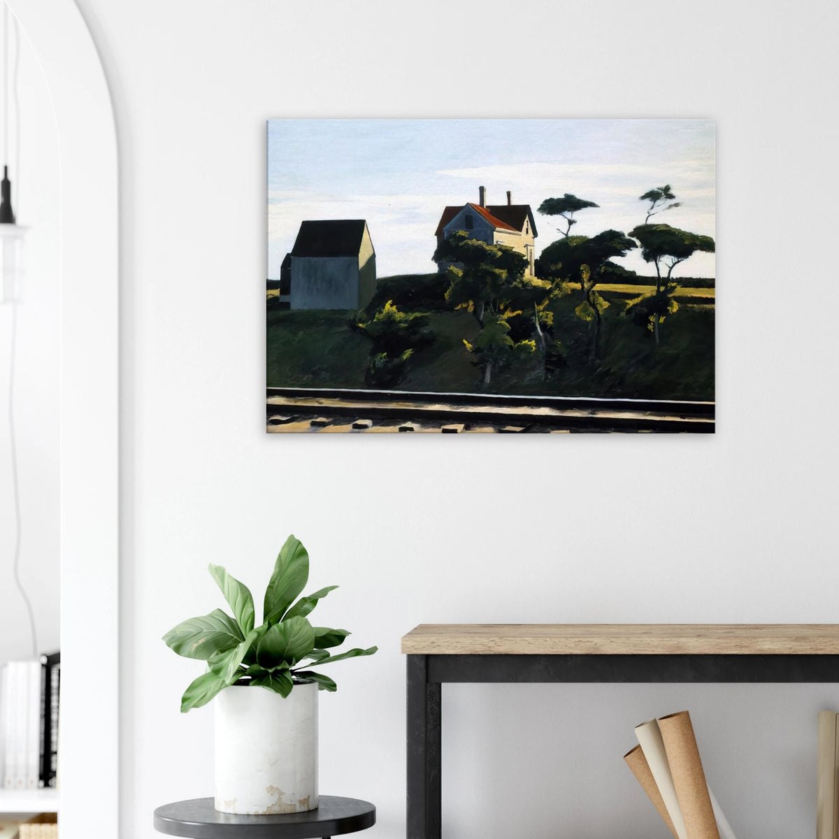 New York, New Haven and Hartford Canvas | Edward Hopper Canvas | Edward Hopper Print