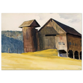 Barn and Silo, Vermont Poster | Edward Hopper Poster | Edward Hopper Print