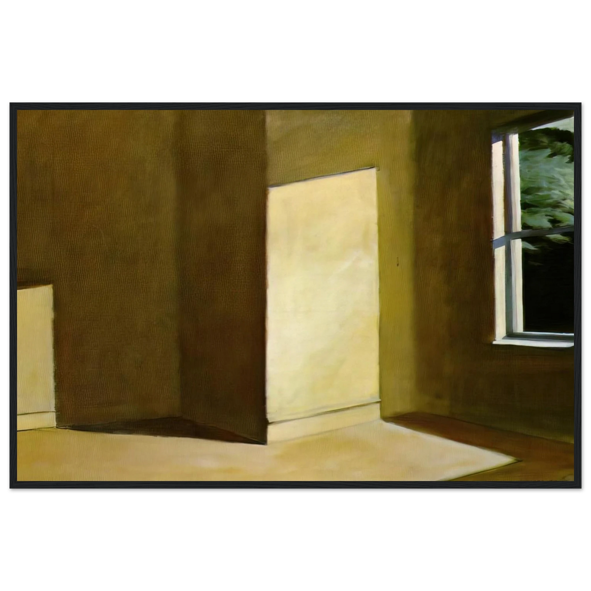 Sun in an Empty Room Framed Poster | Edward Hopper Framed Prints Wall Art | Edward Hopper Print