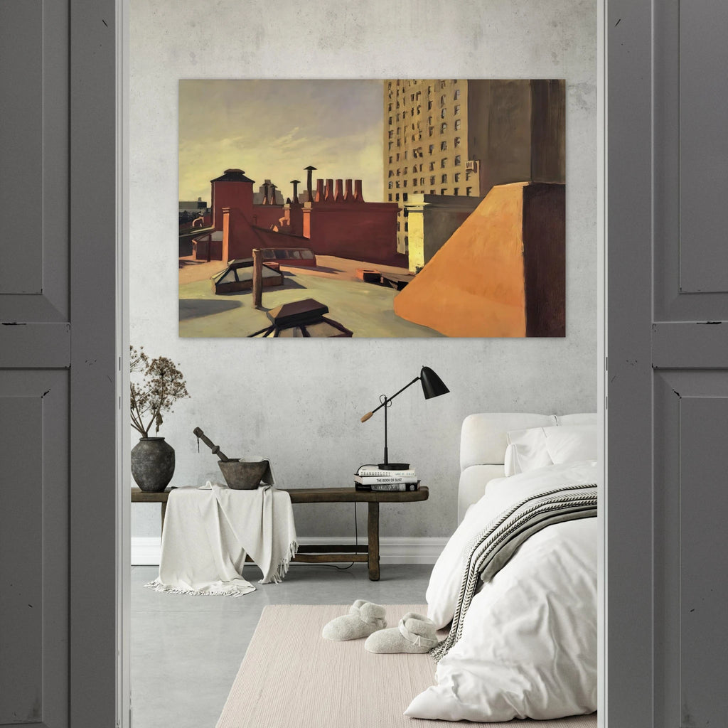 City Roofs Poster | Edward Hopper Poster | Edward Hopper Print