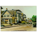 Sun on Prospect Street Gloucester, Massachusetts Poster | Edward Hopper Poster | Edward Hopper Print