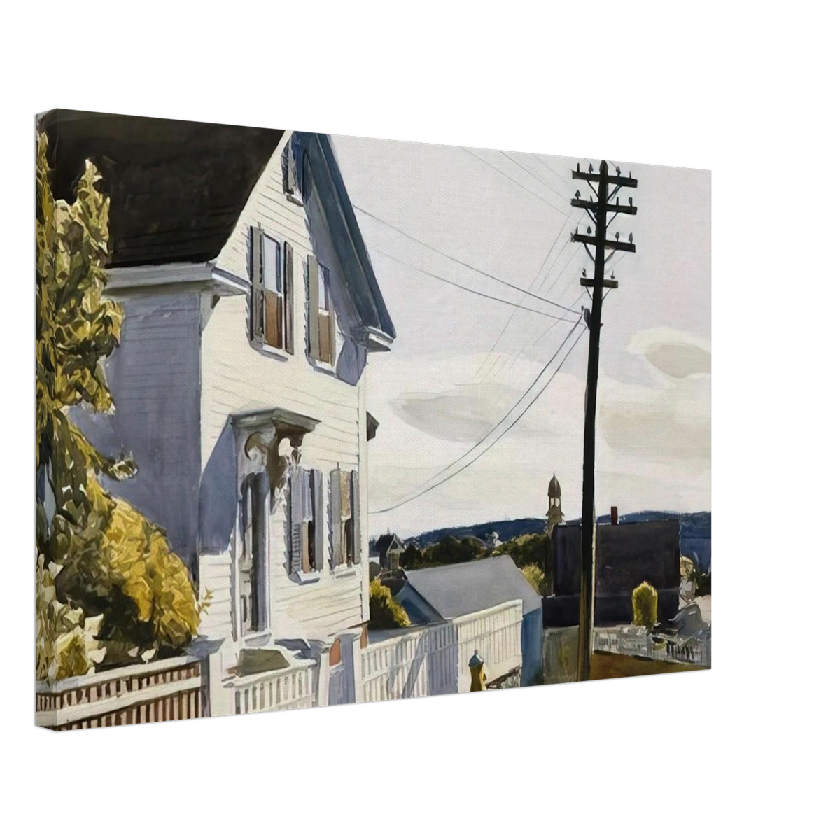 Adam s House Canvas | Edward Hopper Canvas | Edward Hopper Print