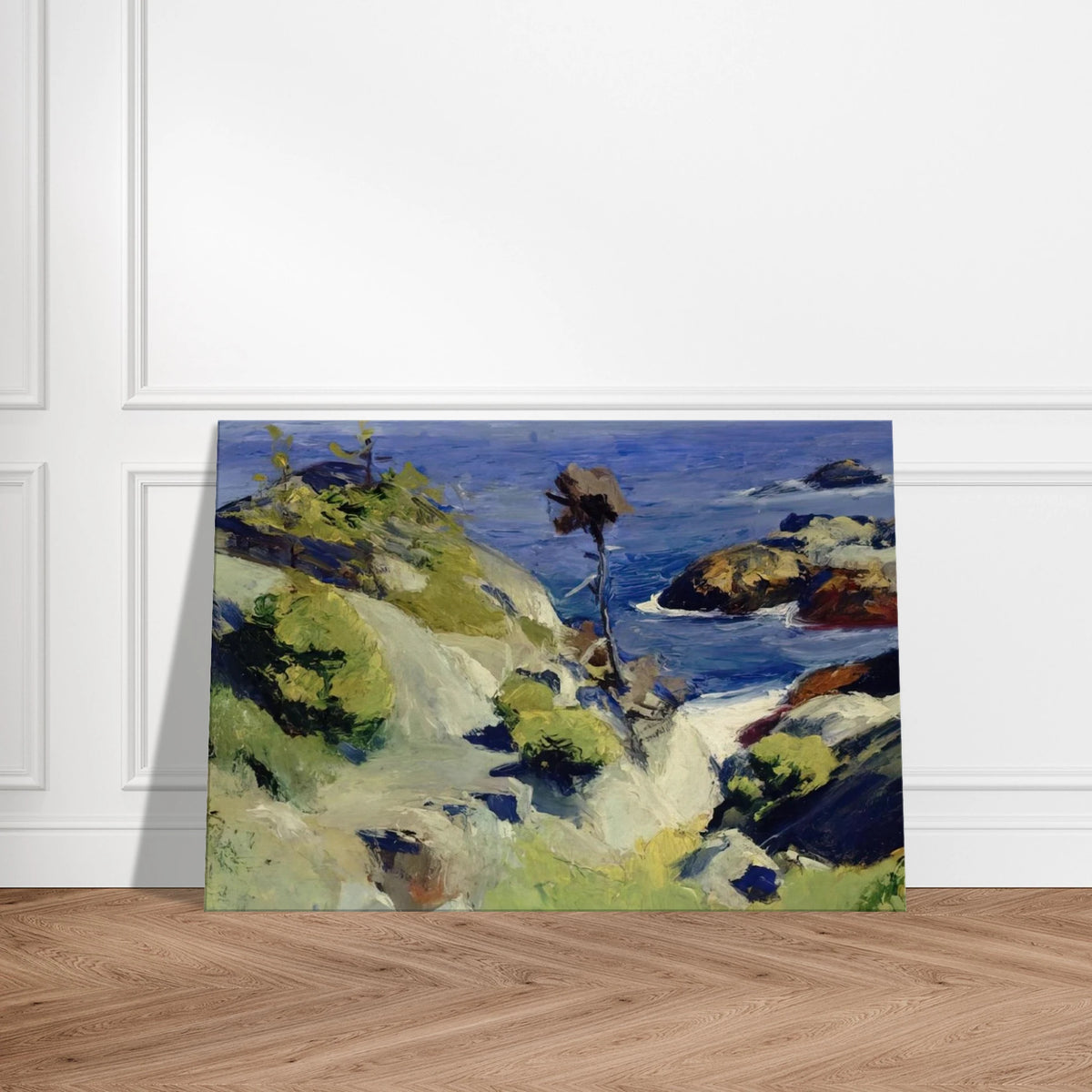 Monhegan Landscape Canvas | Edward Hopper Canvas | Edward Hopper Print