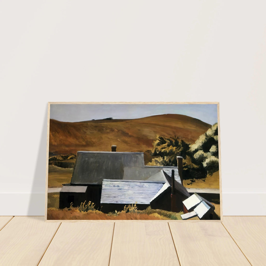 Burly Cobb s House, South Truro Framed Poster | Edward Hopper Framed Prints Wall Art | Edward Hopper Print