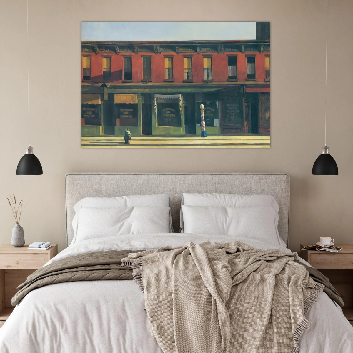 Early Sunday Morning Poster | Edward Hopper Poster | Edward Hopper Print