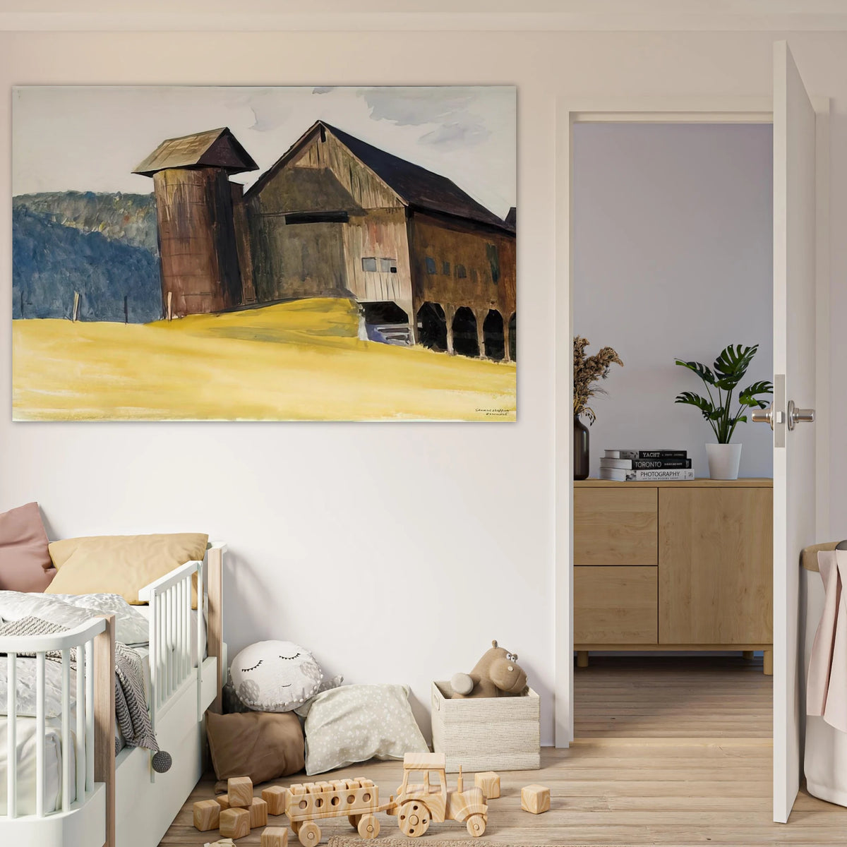 Barn and Silo, Vermont Poster | Edward Hopper Poster | Edward Hopper Print