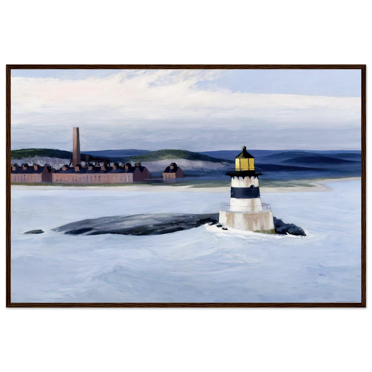Five A.M. Framed Poster | Edward Hopper Framed Prints Wall Art | Edward Hopper Print