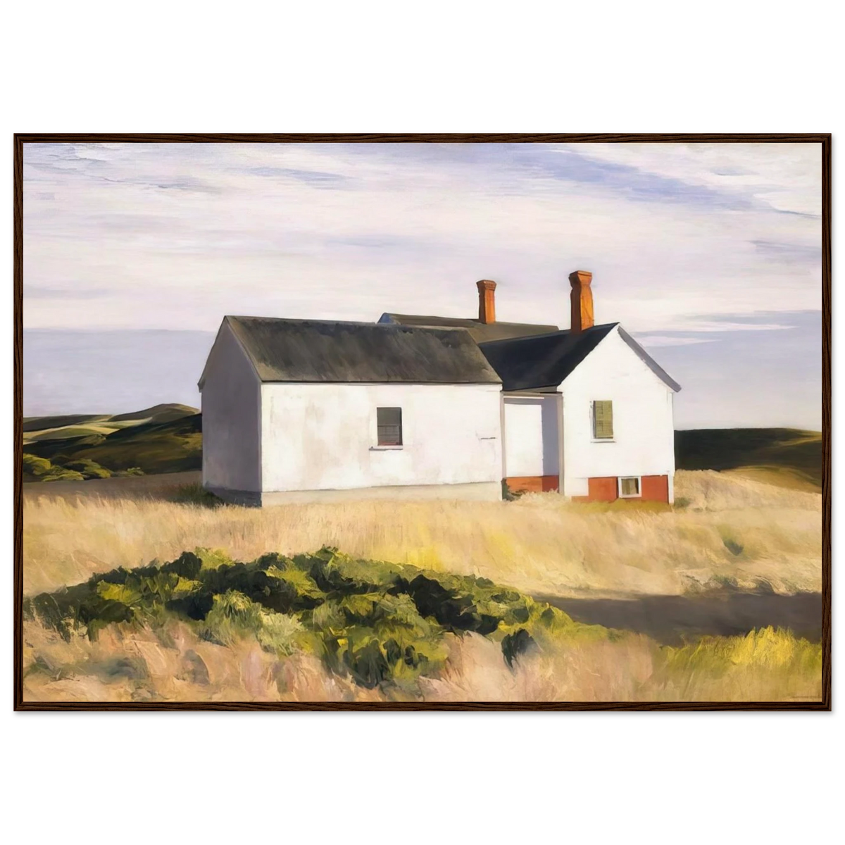 Ryders House Framed Poster | Edward Hopper Framed Prints Wall Art | Edward Hopper Print