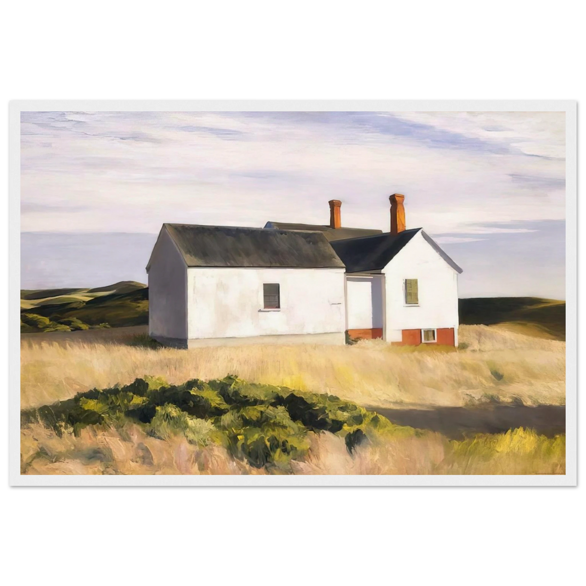 Ryders House Framed Poster | Edward Hopper Framed Prints Wall Art | Edward Hopper Print