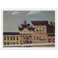 From Williamsburg Bridge Framed Poster | Edward Hopper Framed Prints Wall Art | Edward Hopper Print