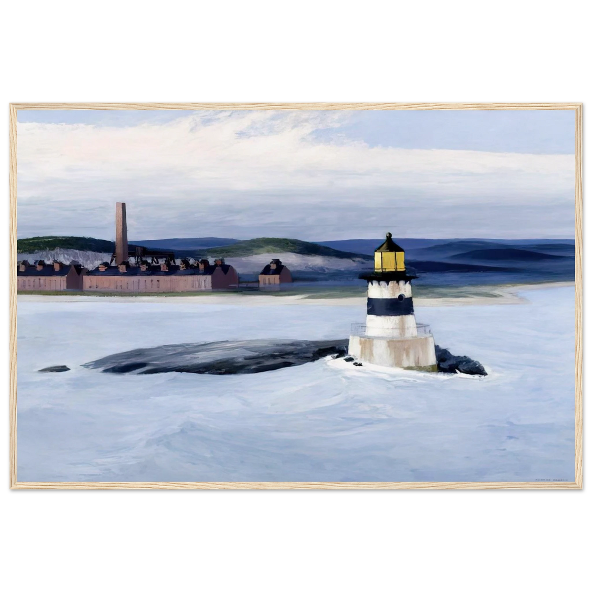 Five A.M. Framed Poster | Edward Hopper Framed Prints Wall Art | Edward Hopper Print