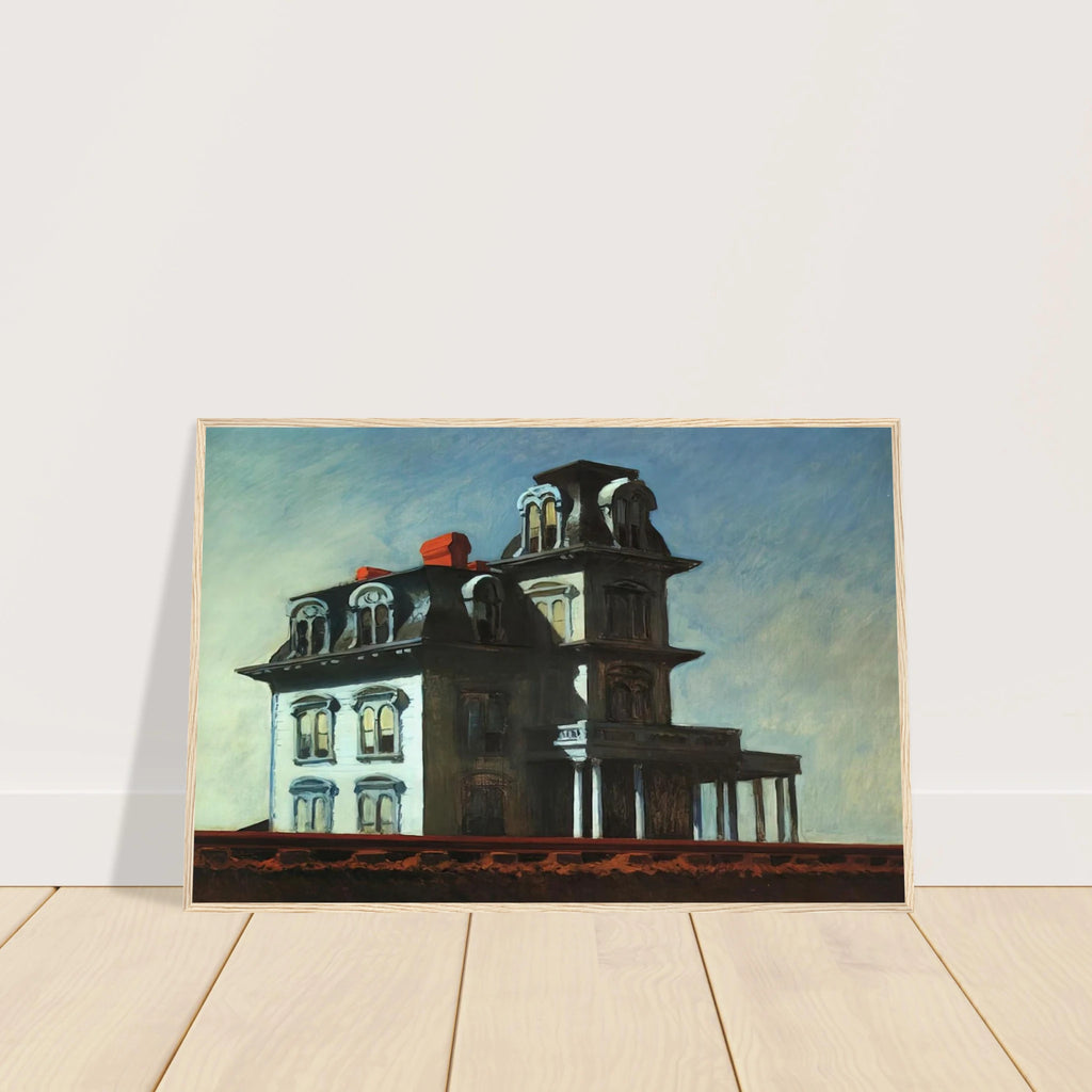 House by the Railroad Framed Poster | Edward Hopper Framed Prints Wall Art | Edward Hopper Print