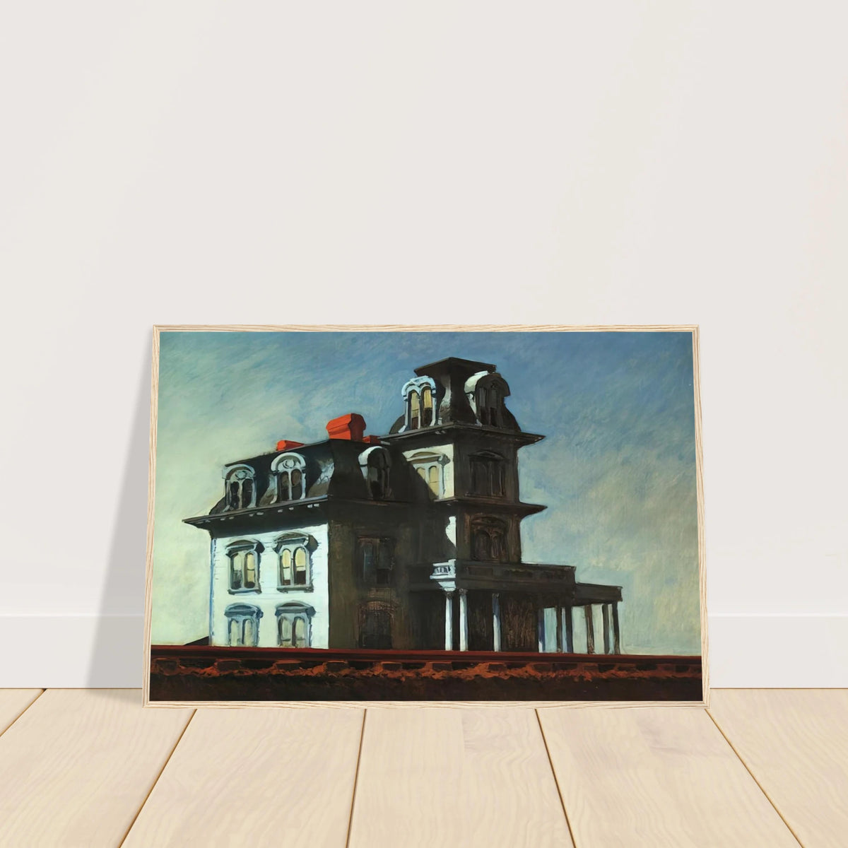 House by the Railroad Framed Poster | Edward Hopper Framed Prints Wall Art | Edward Hopper Print