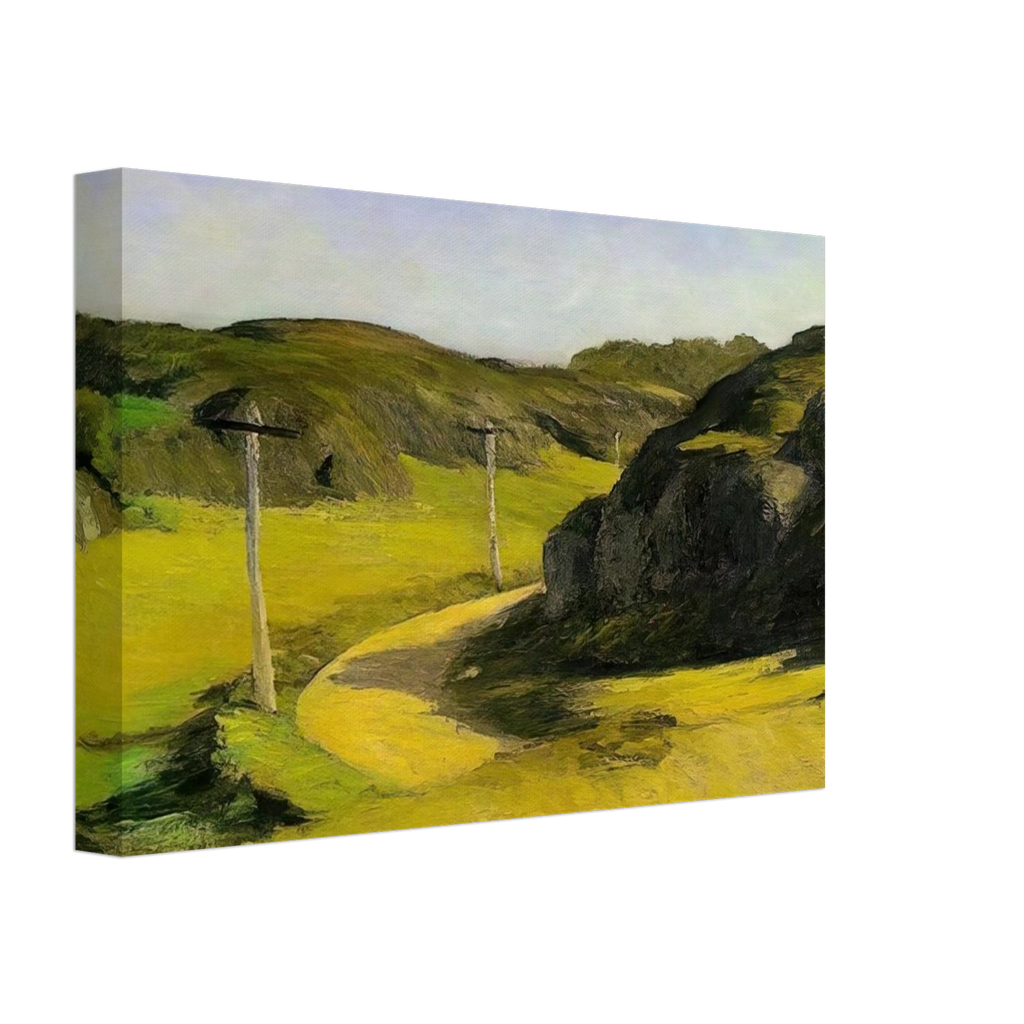 Road in Maine Canvas | Edward Hopper Canvas | Edward Hopper Print
