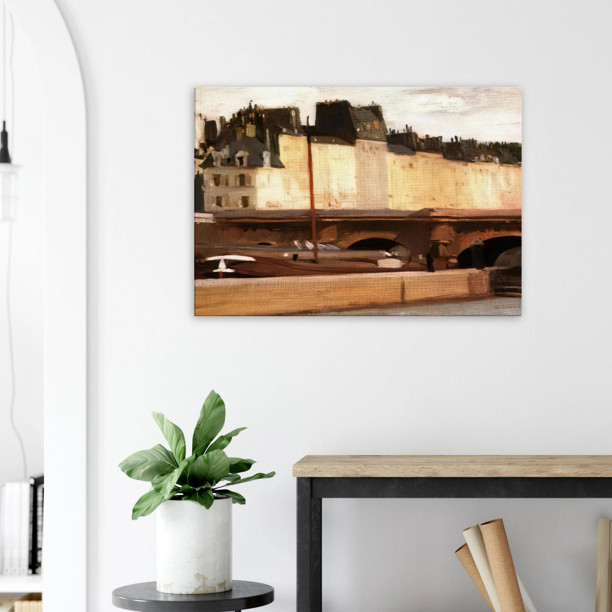 Écluse de la Monnaie Canvas | Edward Hopper Canvas | Edward Hopper Print
