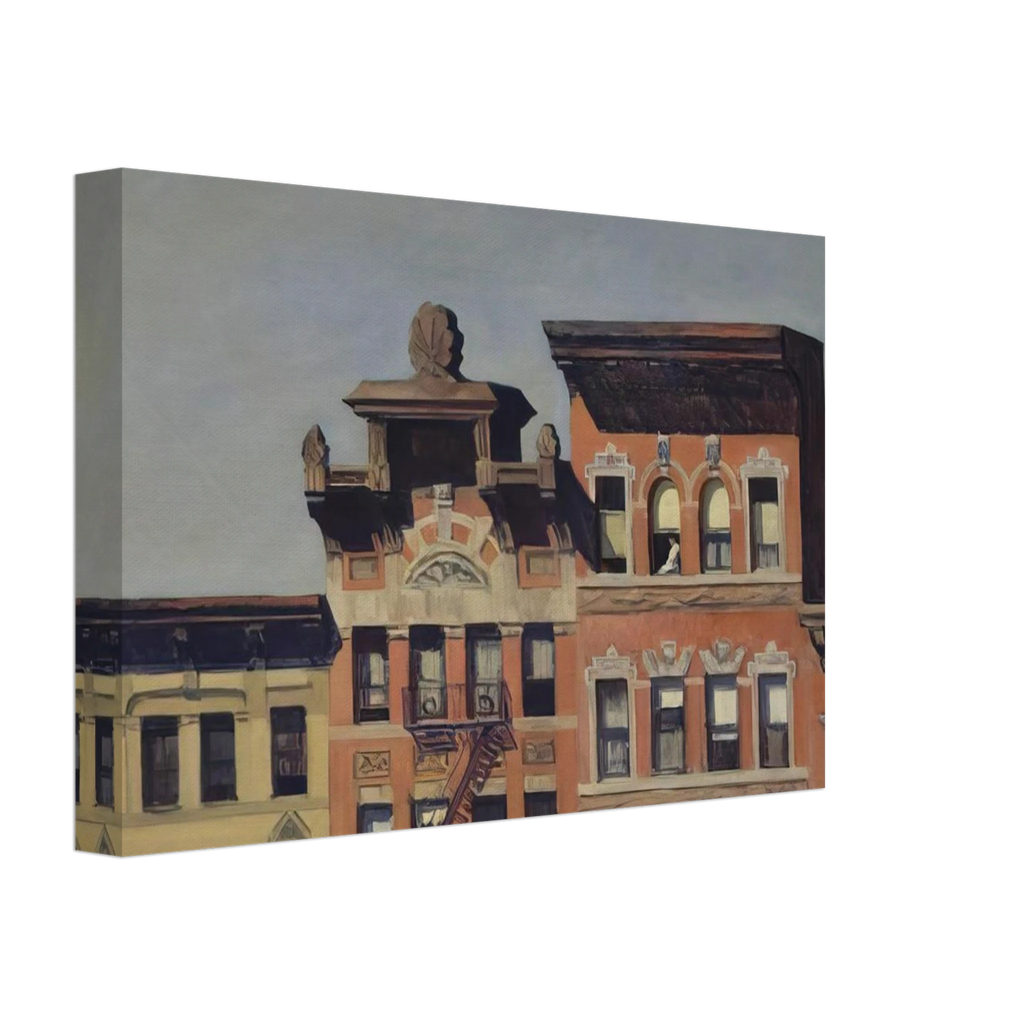 From Williamsburg Bridge Canvas | Edward Hopper Canvas | Edward Hopper Print