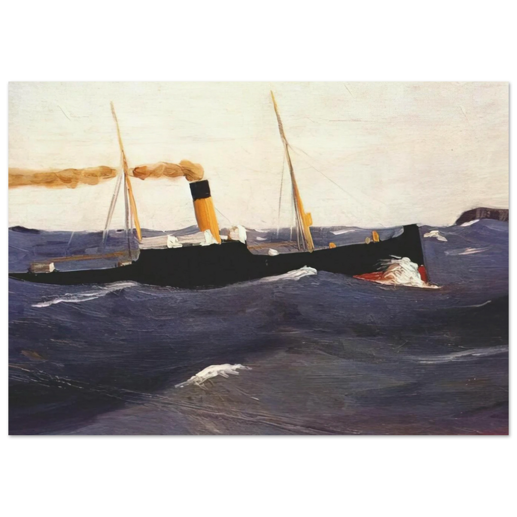 Tramp Steamer Poster | Edward Hopper Poster | Edward Hopper Print
