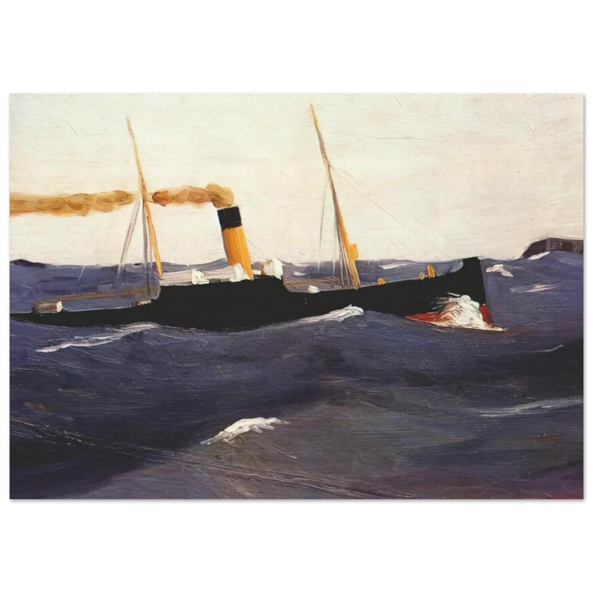 Tramp Steamer Poster | Edward Hopper Poster | Edward Hopper Print