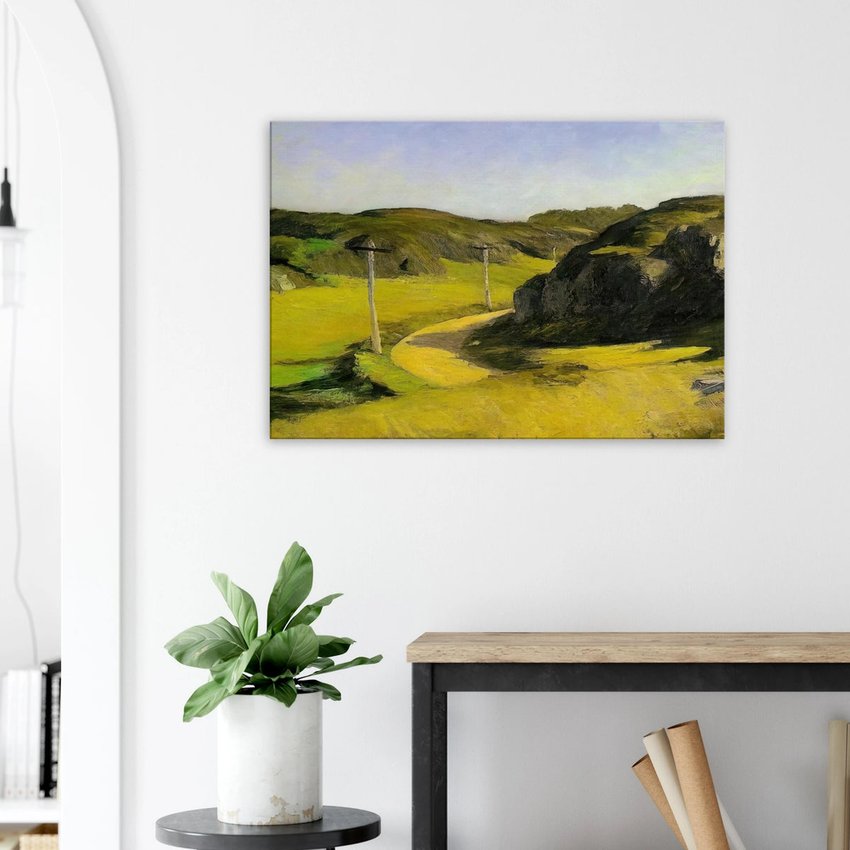 Road in Maine Canvas | Edward Hopper Canvas | Edward Hopper Print