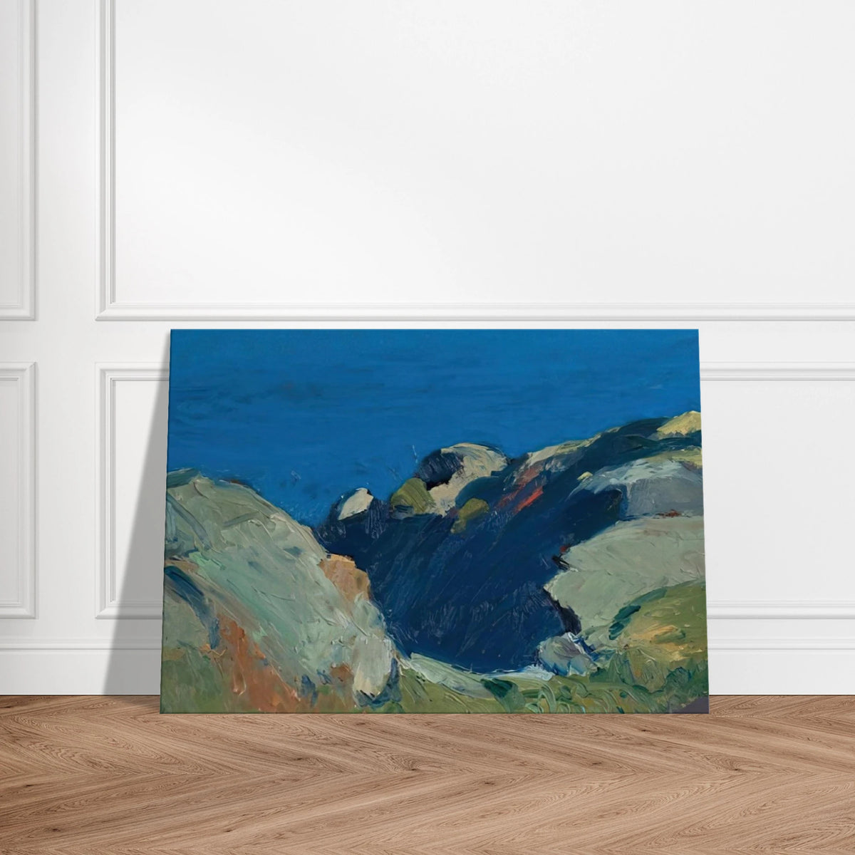 Rocks and Sea Canvas | Edward Hopper Canvas | Edward Hopper Print
