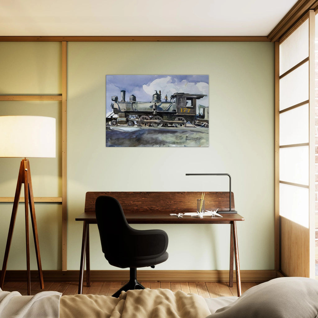 D. and R. G. Locomotive Canvas | Edward Hopper Canvas | Edward Hopper Print