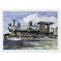 D. and R. G. Locomotive Framed Poster | Edward Hopper Framed Prints Wall Art | Edward Hopper Print