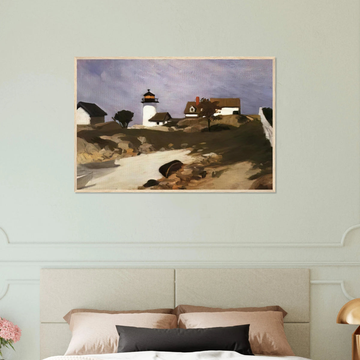 Squam Light Framed Poster | Edward Hopper Framed Prints Wall Art | Edward Hopper Print