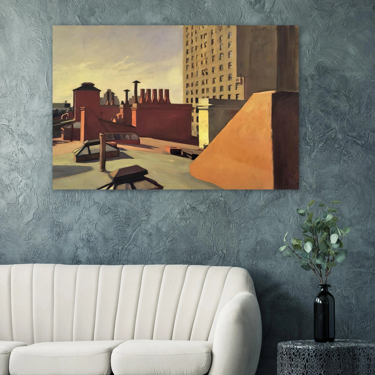 City Roofs Poster | Edward Hopper Poster | Edward Hopper Print