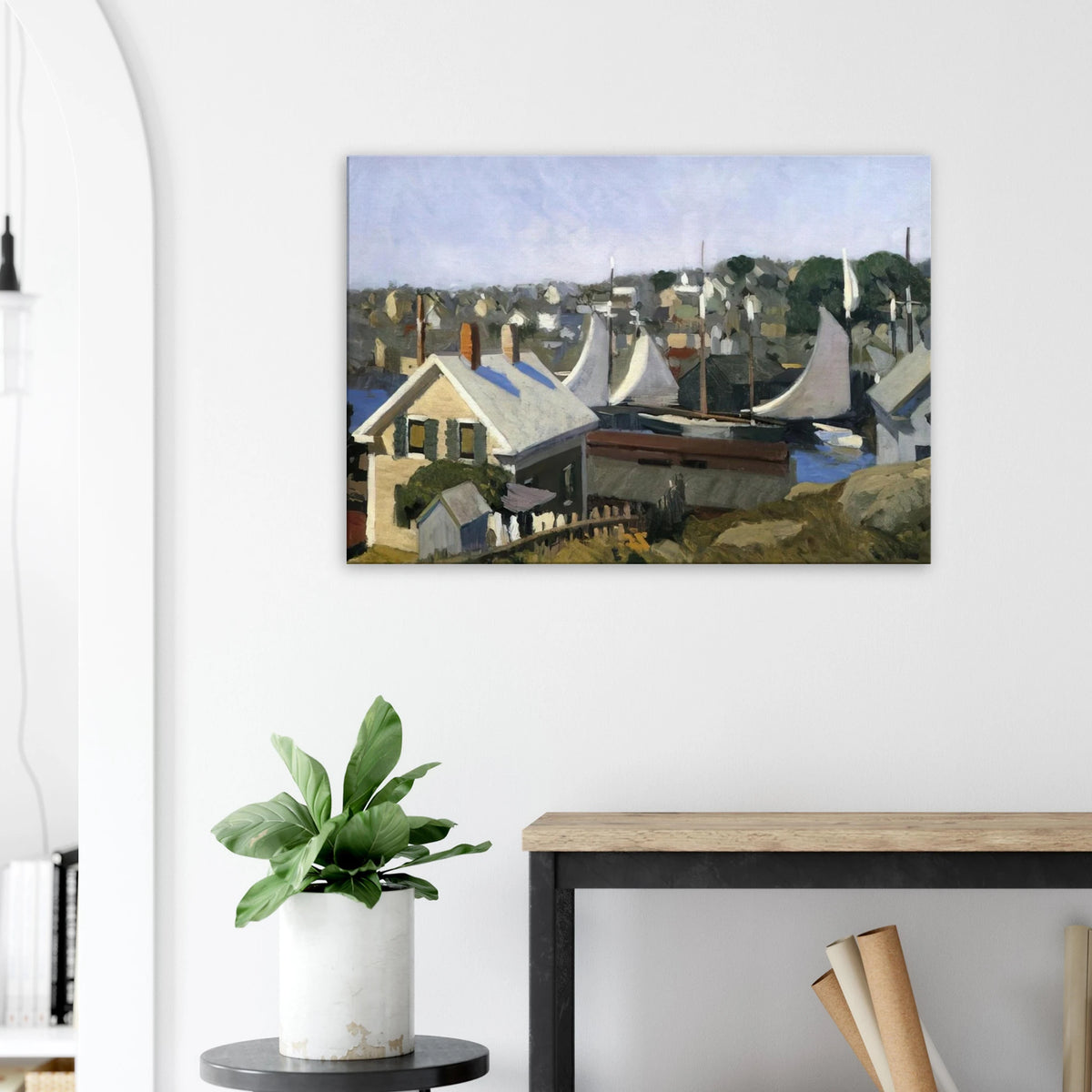 Gloucester Harbor Canvas | Edward Hopper Canvas | Edward Hopper Print