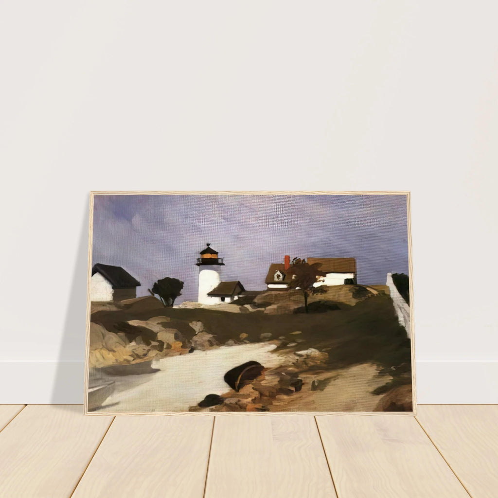 Squam Light Framed Poster | Edward Hopper Framed Prints Wall Art | Edward Hopper Print
