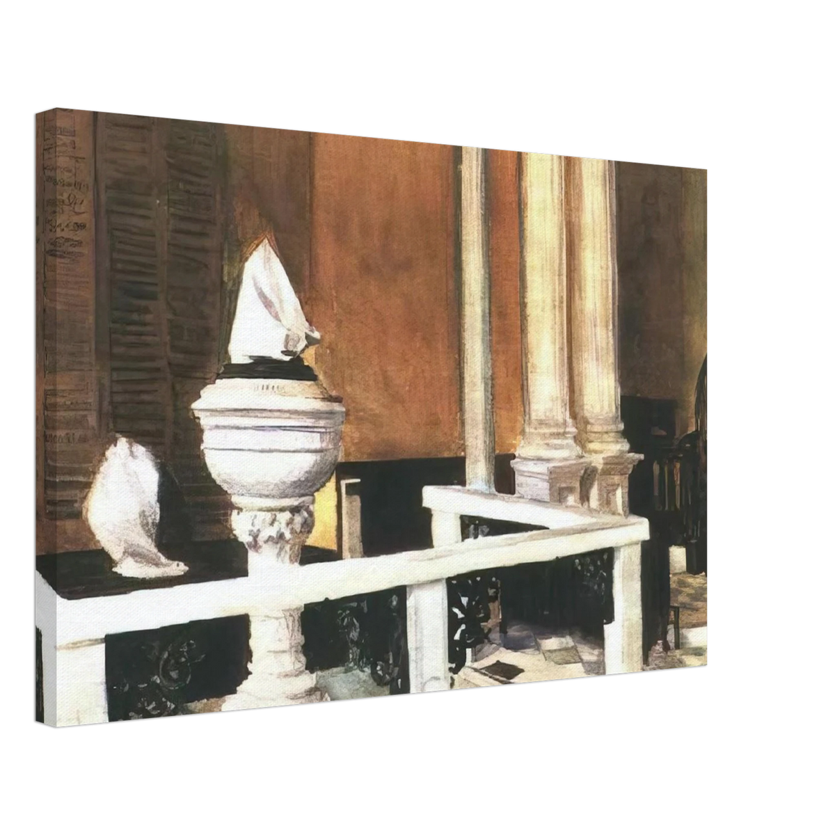 Baptistry of St. John s Canvas | Edward Hopper Canvas | Edward Hopper Print
