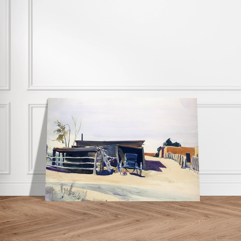 Adobes and Shed, New Mexico Poster | Edward Hopper Poster | Edward Hopper Print