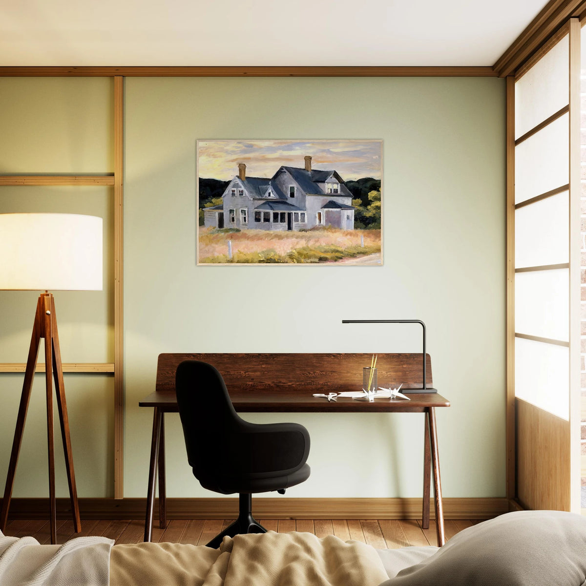 House by a Road Framed Poster | Edward Hopper Framed Prints Wall Art | Edward Hopper Print
