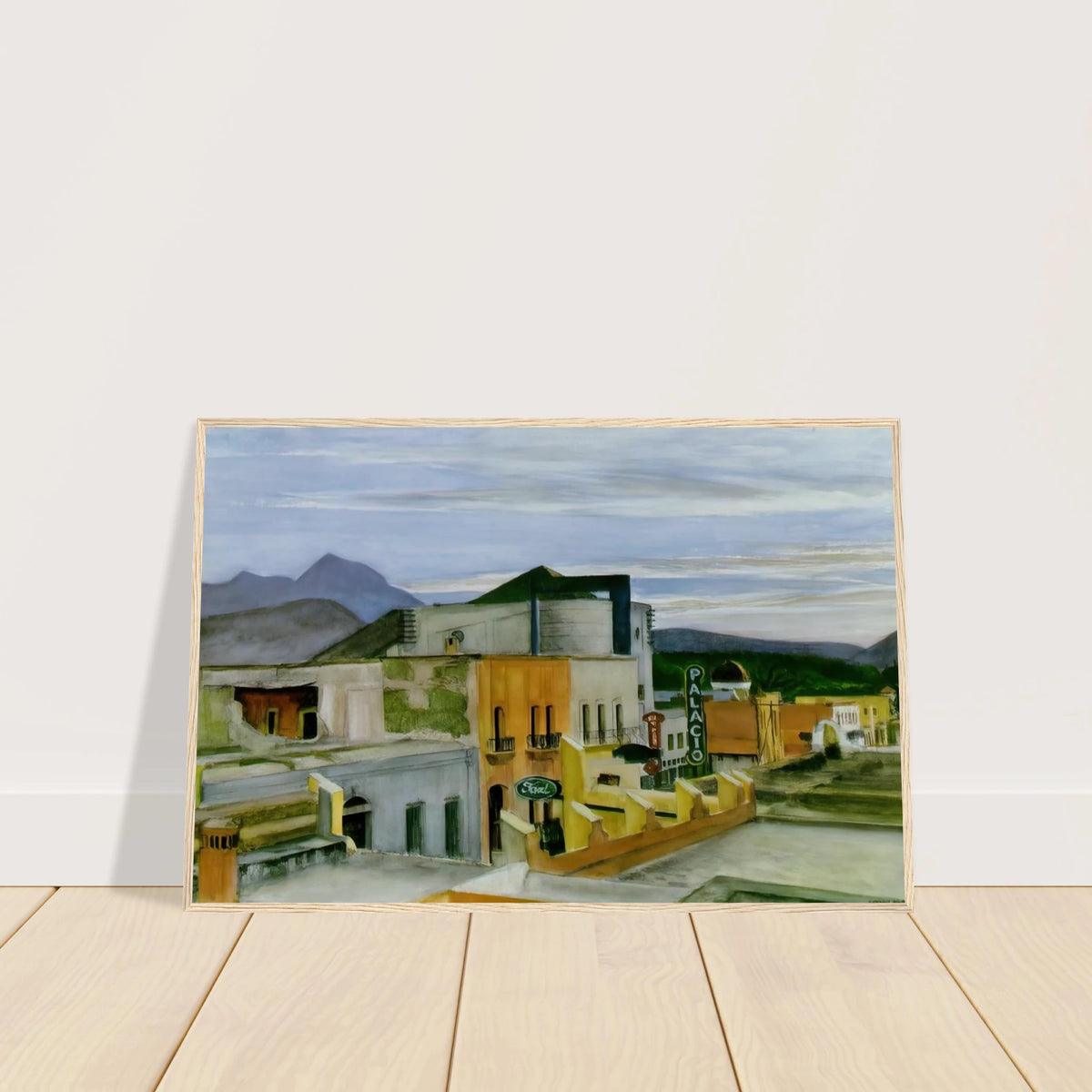 El Palacio Framed Poster | Edward Hopper Framed Prints Wall Art | Edward Hopper Print