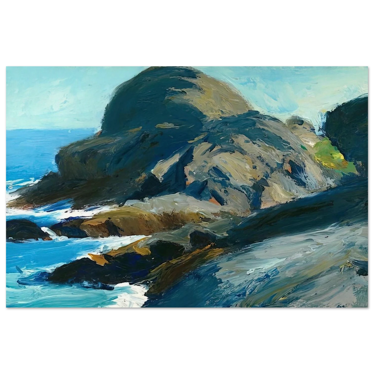 Rocky Shore Poster | Edward Hopper Poster | Edward Hopper Print