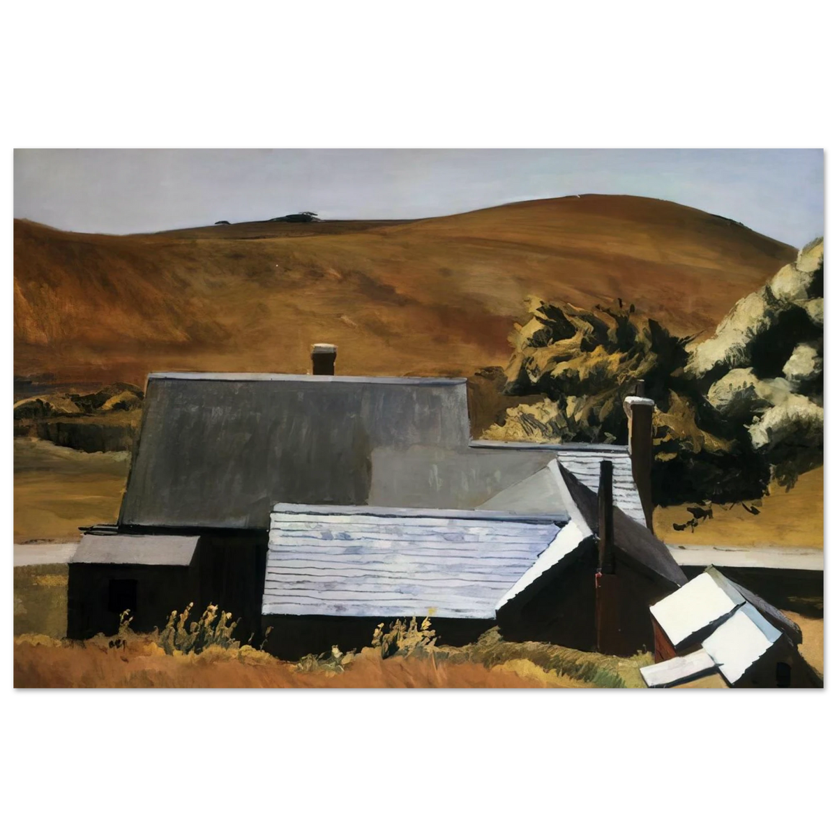 Burly Cobb s House, South Truro Poster | Edward Hopper Poster | Edward Hopper Print