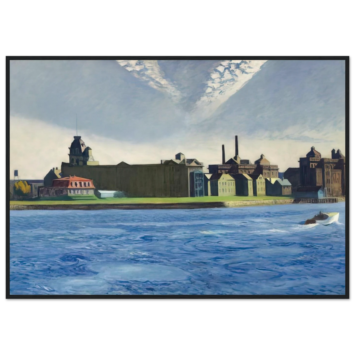 Blackwell s Island Framed Poster | Edward Hopper Framed Prints Wall Art | Edward Hopper Print