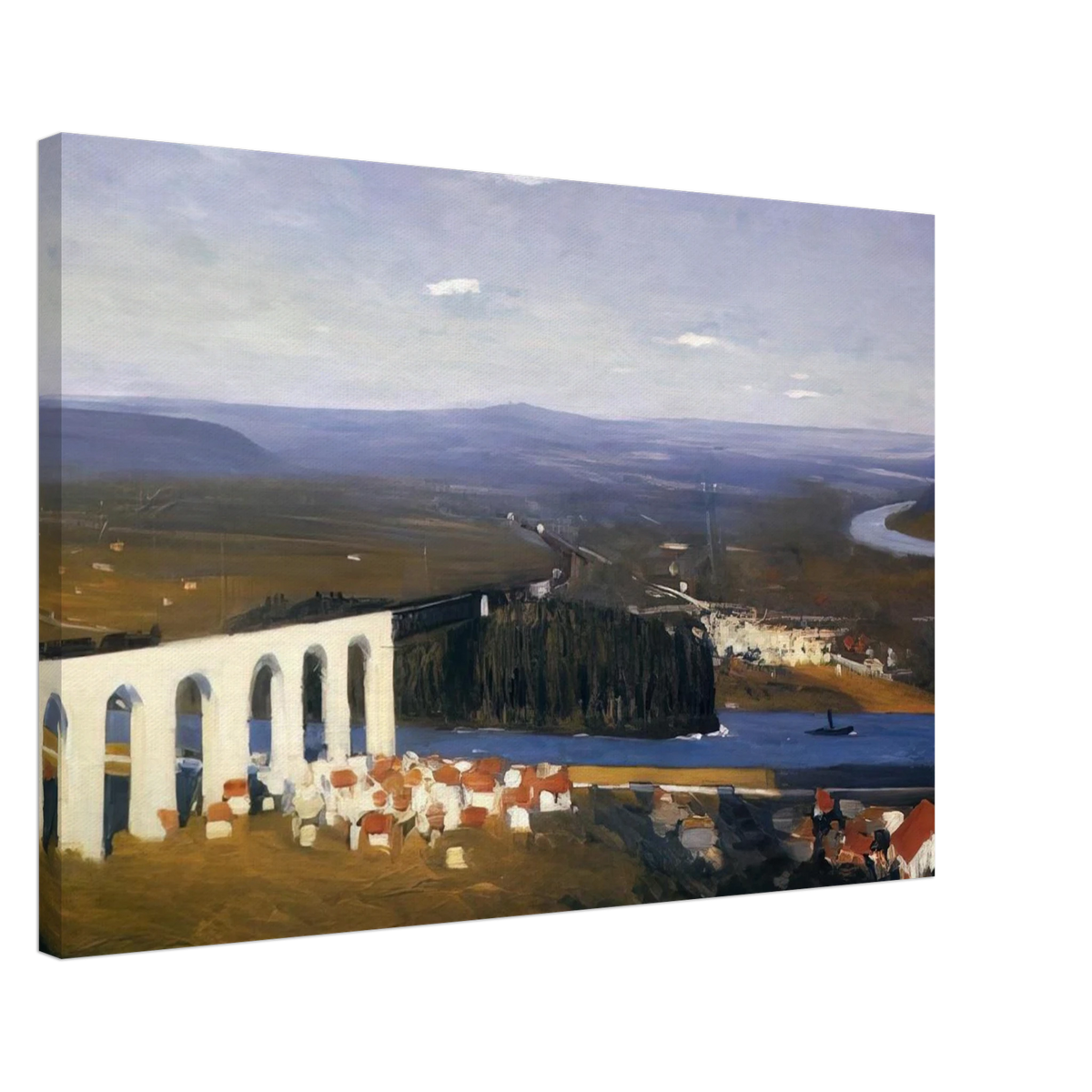 Valley of the Seine Canvas | Edward Hopper Canvas | Edward Hopper Print