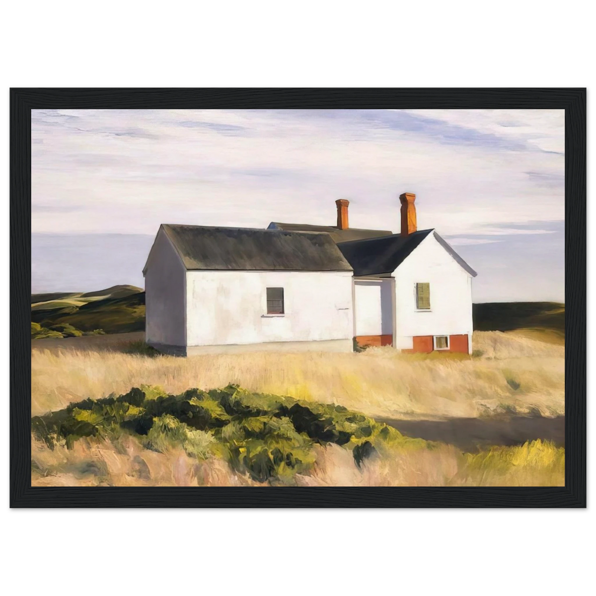Ryders House Framed Poster | Edward Hopper Framed Prints Wall Art | Edward Hopper Print