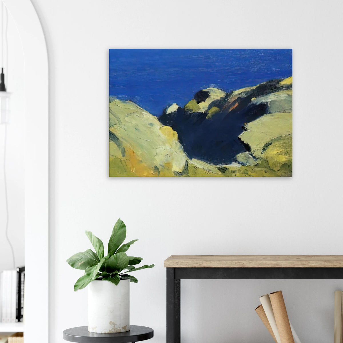 Rocks Canvas | Edward Hopper Canvas | Edward Hopper Print