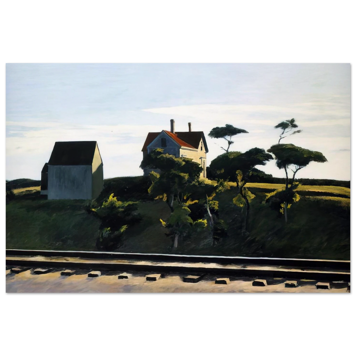 New York, New Haven and Hartford Poster | Edward Hopper Poster | Edward Hopper Print