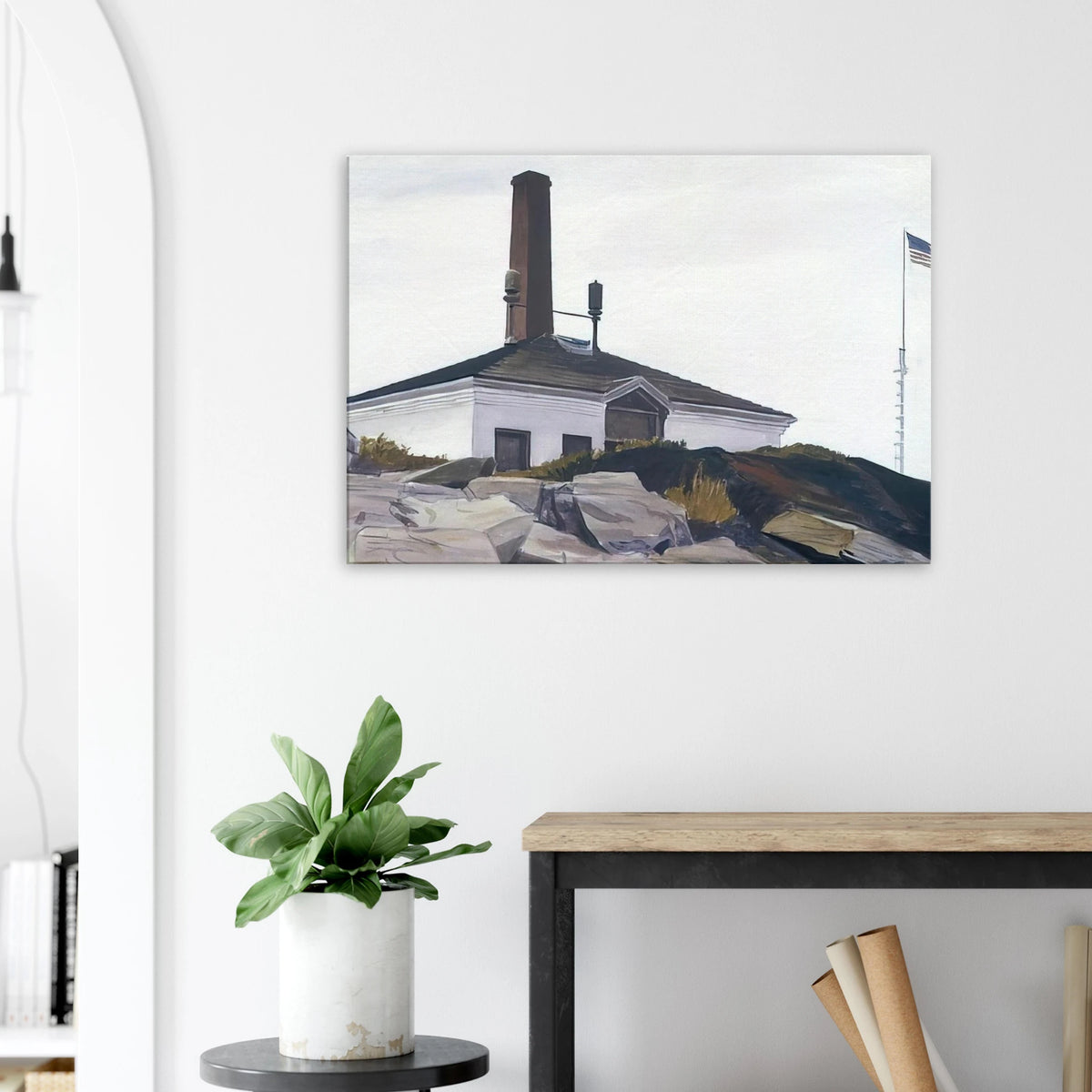 House of the Foghorn, I Canvas | Edward Hopper Canvas | Edward Hopper Print