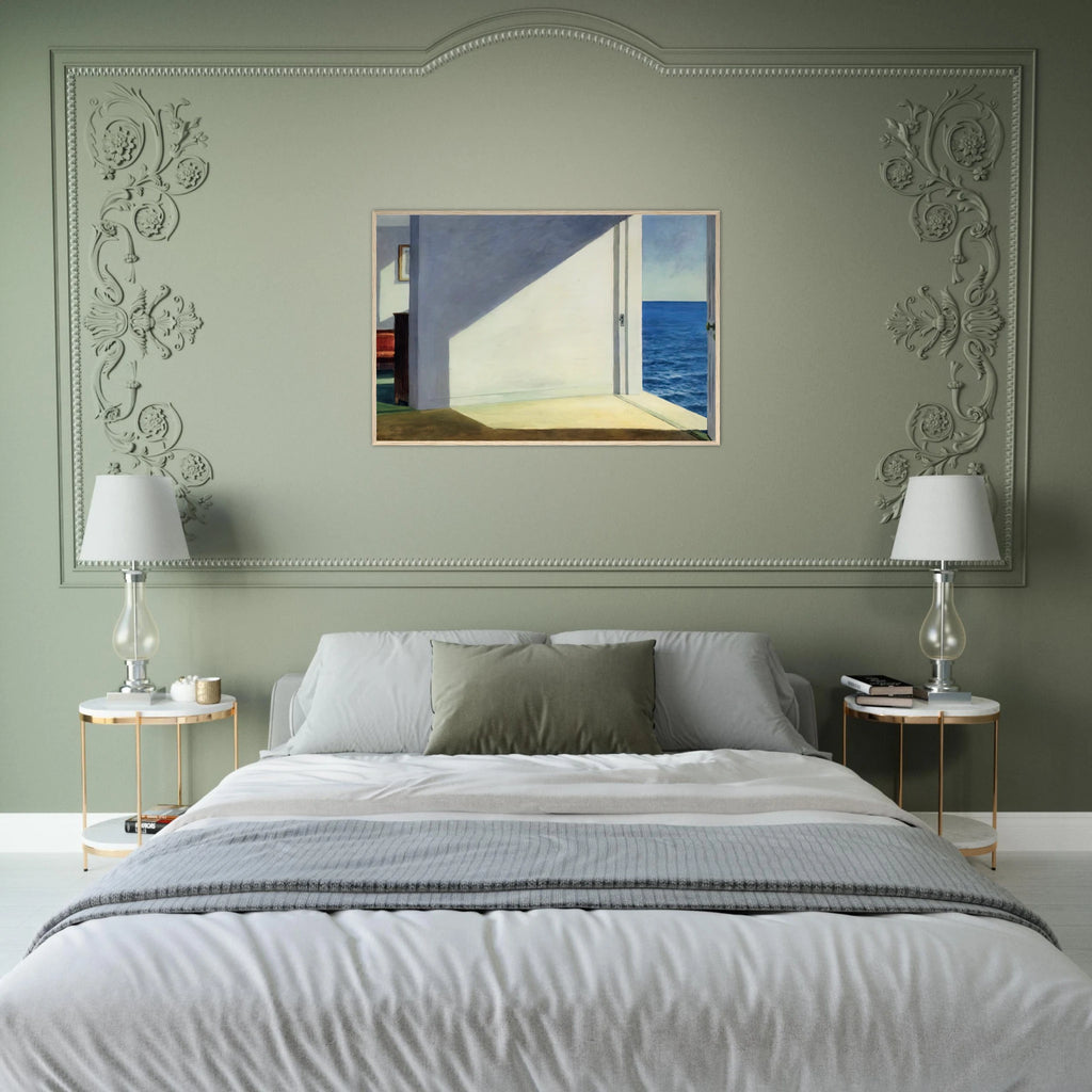 Rooms By The Sea Framed Poster | Edward Hopper Framed Prints Wall Art | Edward Hopper Print
