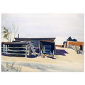 Adobes and Shed, New Mexico Poster | Edward Hopper Poster | Edward Hopper Print